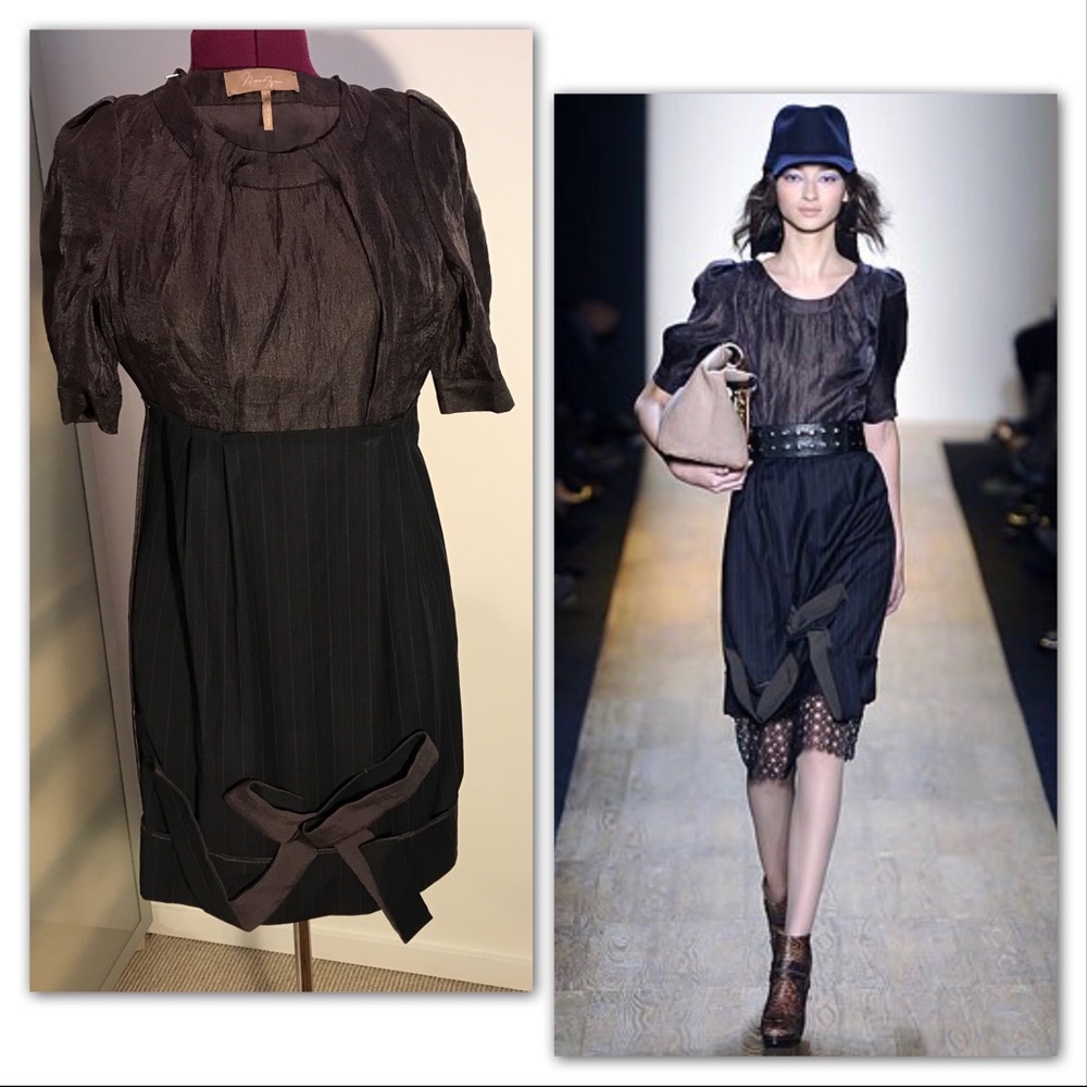 Max Azria (BCBG) deconstructed menswear dress. EUC